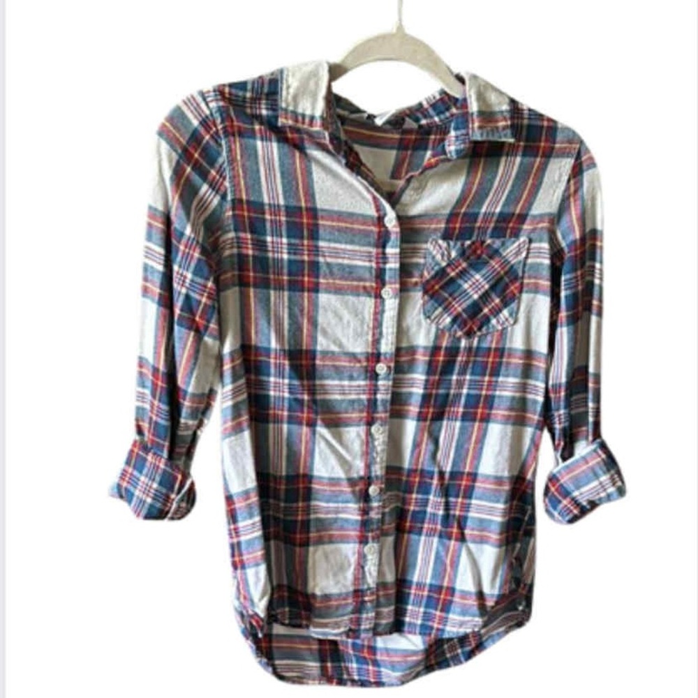 Old Navy Vibrant Plaid Shirt
